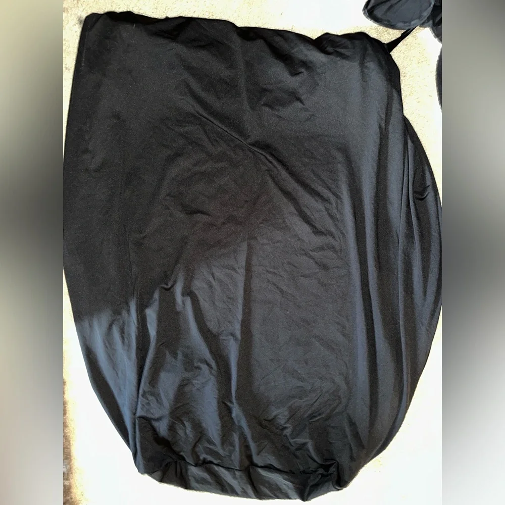 Black table cover